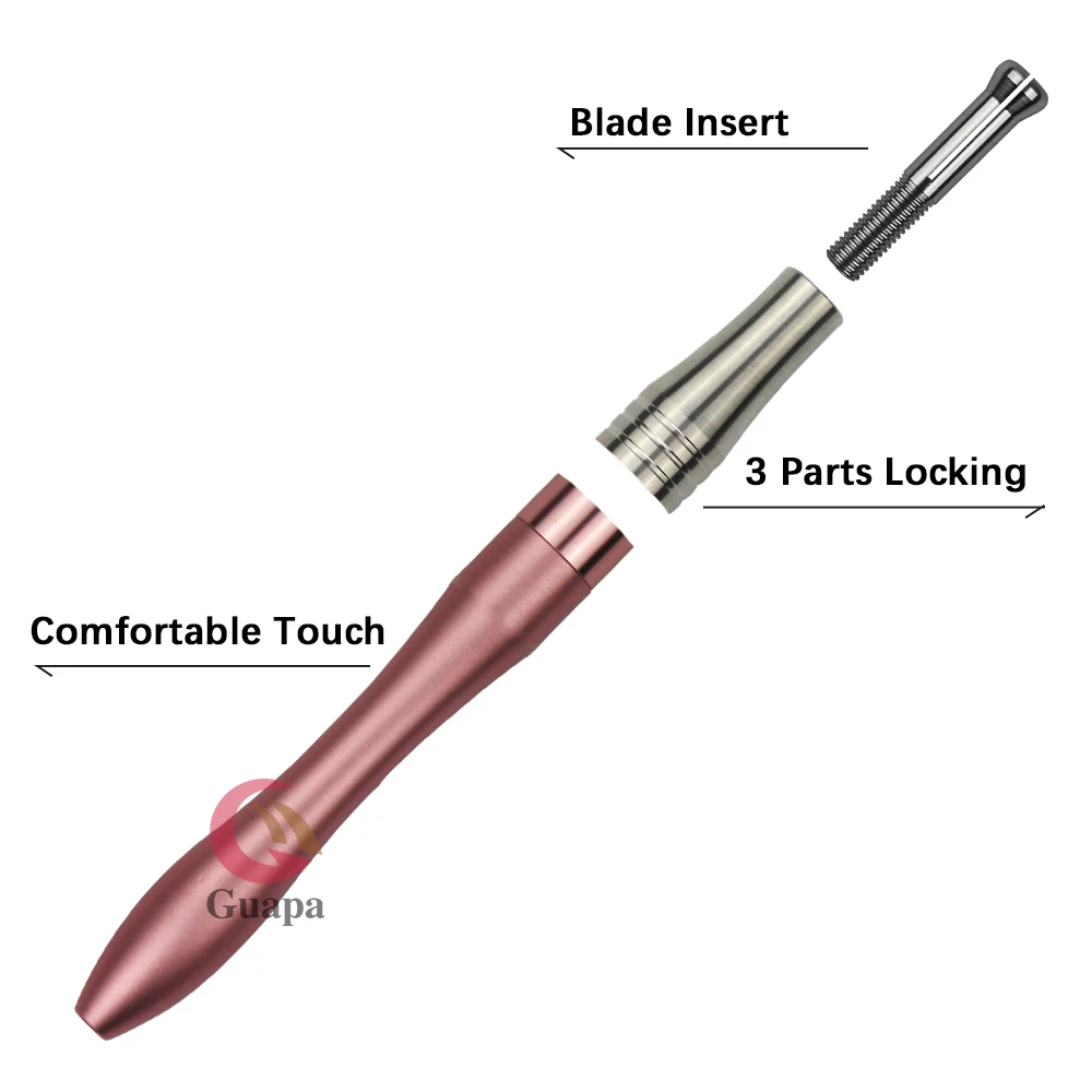 Ручная тату ручка для бровей микроблейдинг Наложение теней Tebori игла