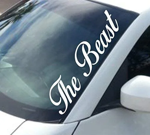 

Large The Beast Car Truck Window Windshield Lettering Decal Sticker Decals Stickers Drift Dub Vw Lowered Stance Fitment 4x4