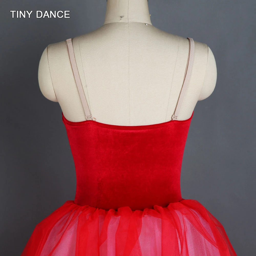 Балетное платье-пачка бархатное балетное платье с многослойным слоем 20137 |