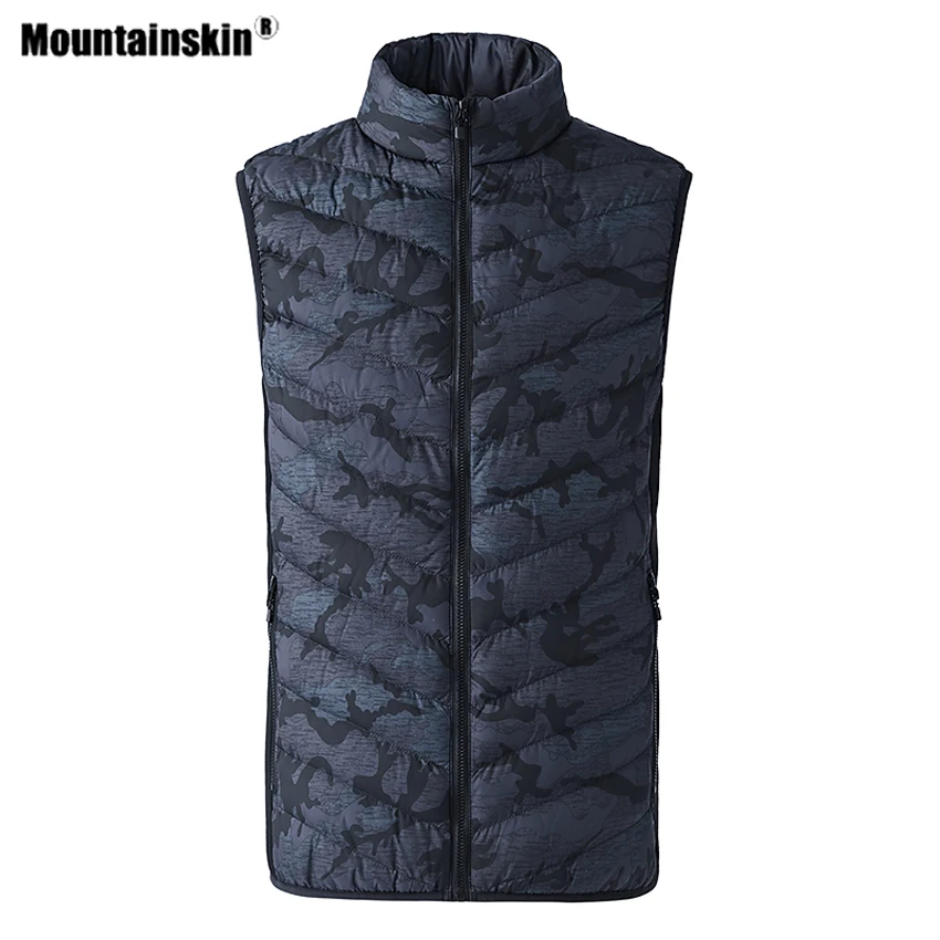 Мужские спортивные теплые жилеты Mountainskin с USB-зарядкой и умным подогревом VA627 |