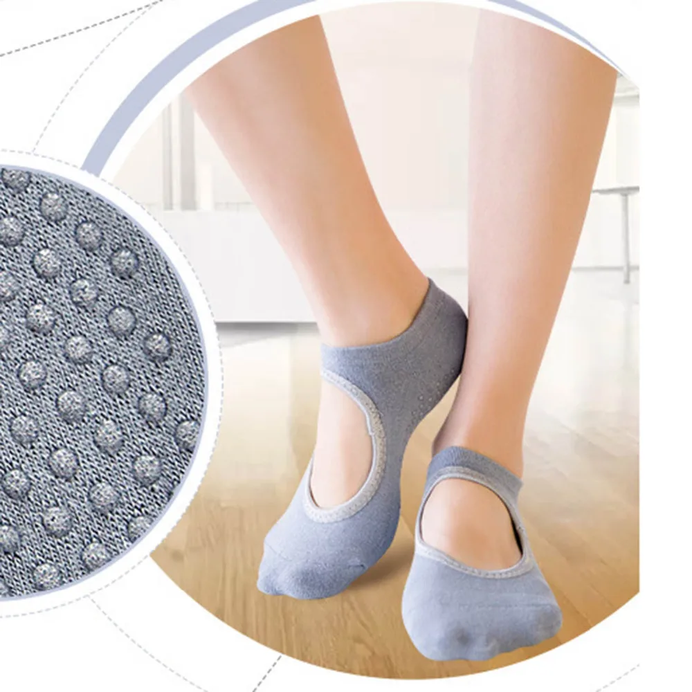 1 пара спортивных носков эластичные дышащие хлопковые носки для йоги Balle
