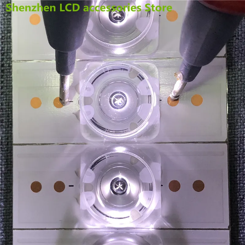 80 шт 6V SMD лампы бусины с оптический объектив фильтра для Светодиодный ТВ ремонт TCL