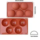 515 полость, полусфера, силиконовая форма, большая форма для выпечки, шоколада, торта, желе, купол, мусс, технические кухонные инструменты