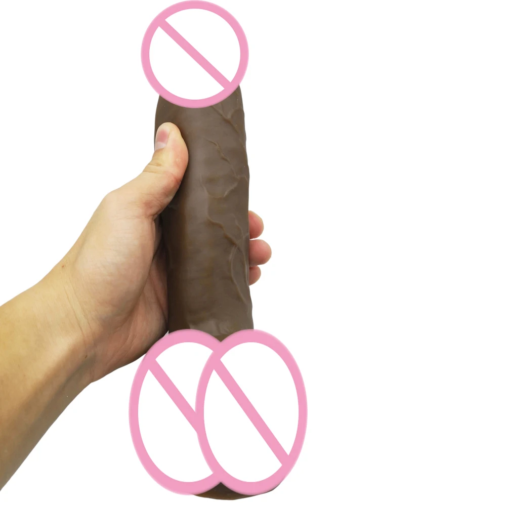 AMABOOM 24*5 см Супер огромный толстый фаллоимитатор большой член на присоске мягкий