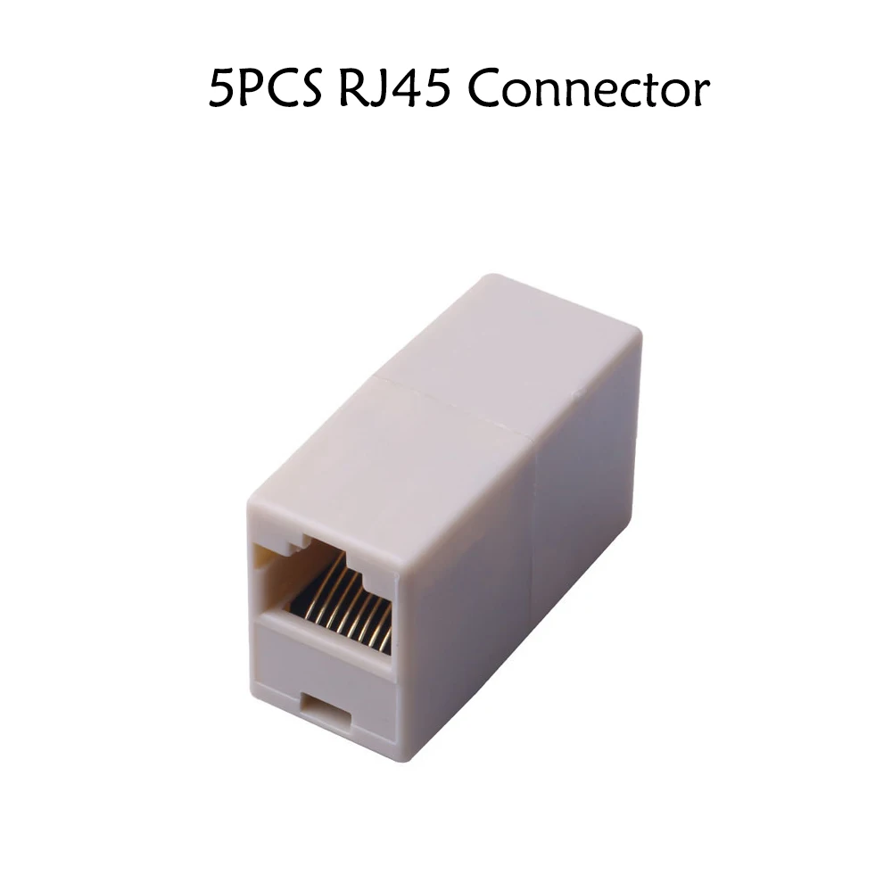 5 шт./лот универсальный соединитель для разъема RJ45 Cat5 8P8C удлинителя
