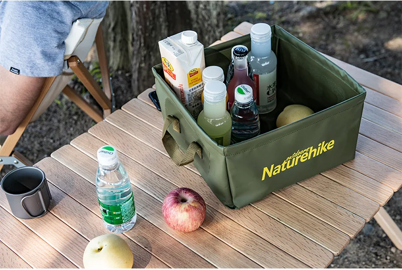 Naturehike складные столы и стулья для 13L ведро воды Портативный квадратный баррель хранения дорожная сумка для хранения коробка прочный Походное ведро