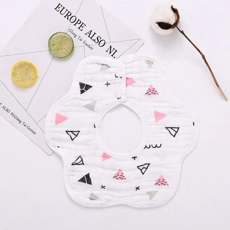 

Newborn Bibs 360 Degree Rotation Infant Saliva Towel Kids Bandana Burp Cloth