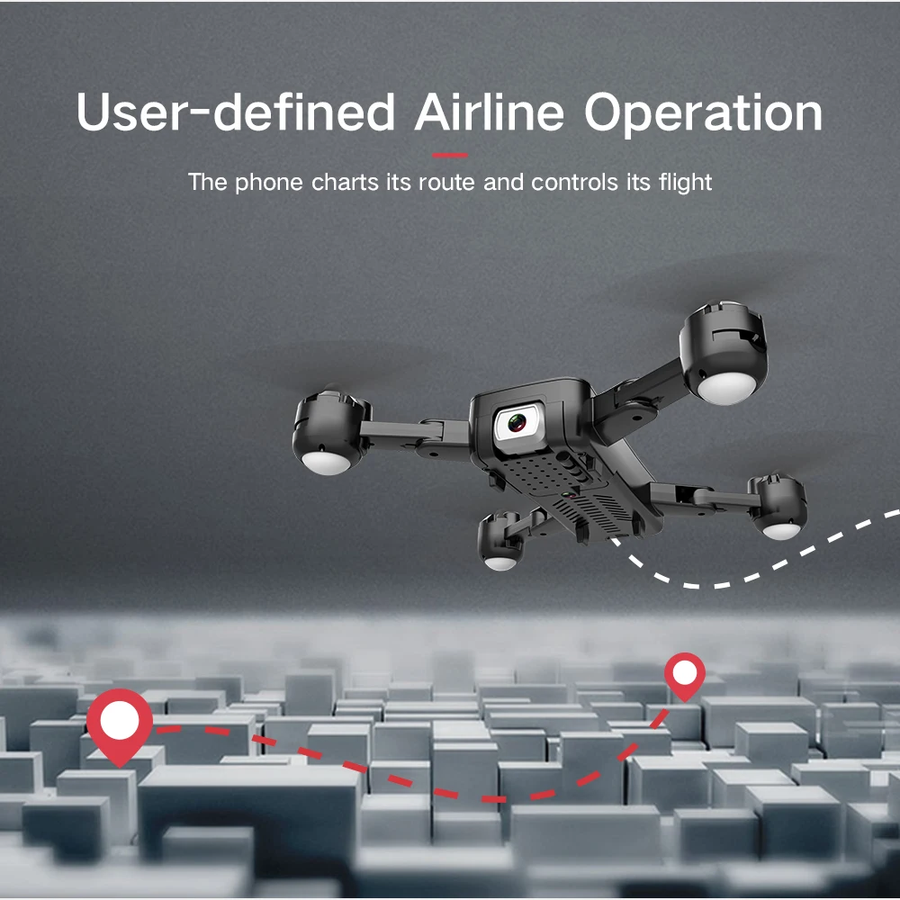 F88 оптический поток 4K камера Дрон складной мини беспилотный с RC Quadcopter 18 минут
