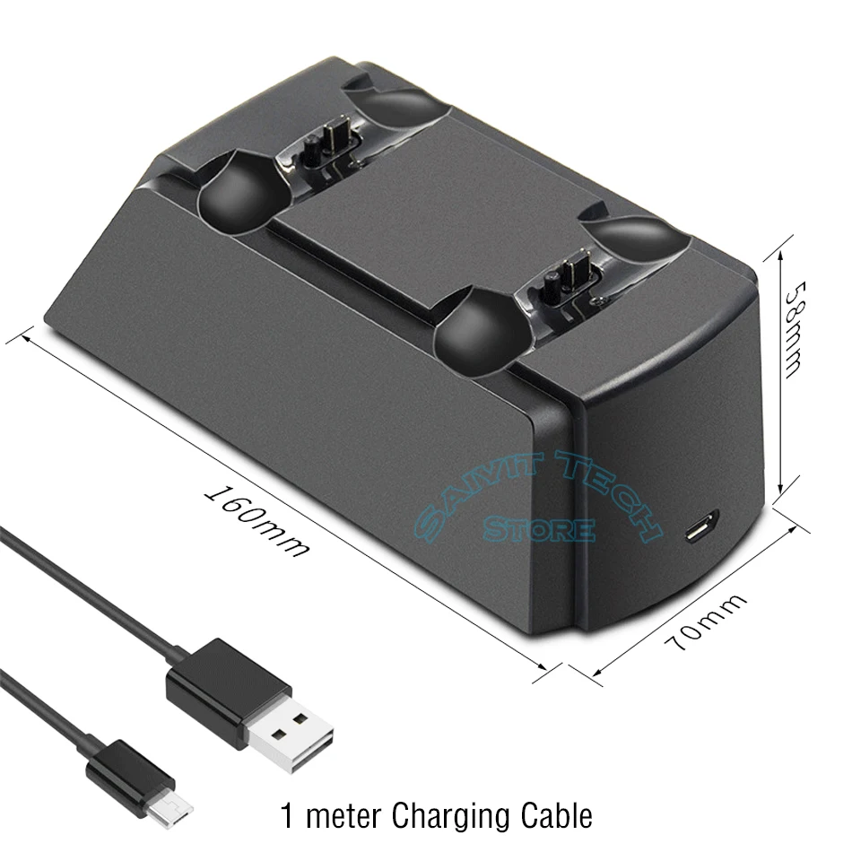 PS4 энд сллим и Surface Pro Беспроводной контроллер Зарядное устройство Док-станция