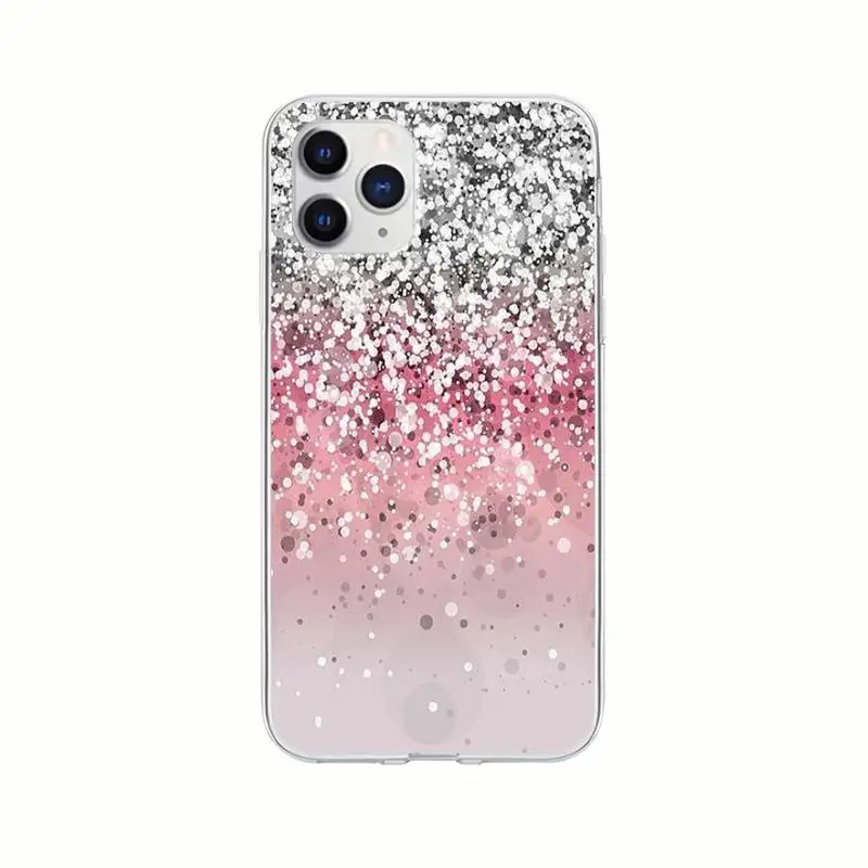 

Gold Rose Glitter Pink Love Transparent Phone Clear Case For Xiaomi Redmi K30s Ultra Note 8 9 Pro Max 9s 10T Pro 11 10 Lite