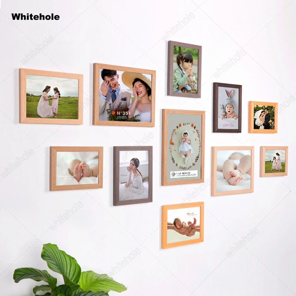 No Varnish Wooden Picture Frame For Wall Nature Solid Wood Frame Wall Hanging Photo Frame Poster Frames For Pictures Home Decor