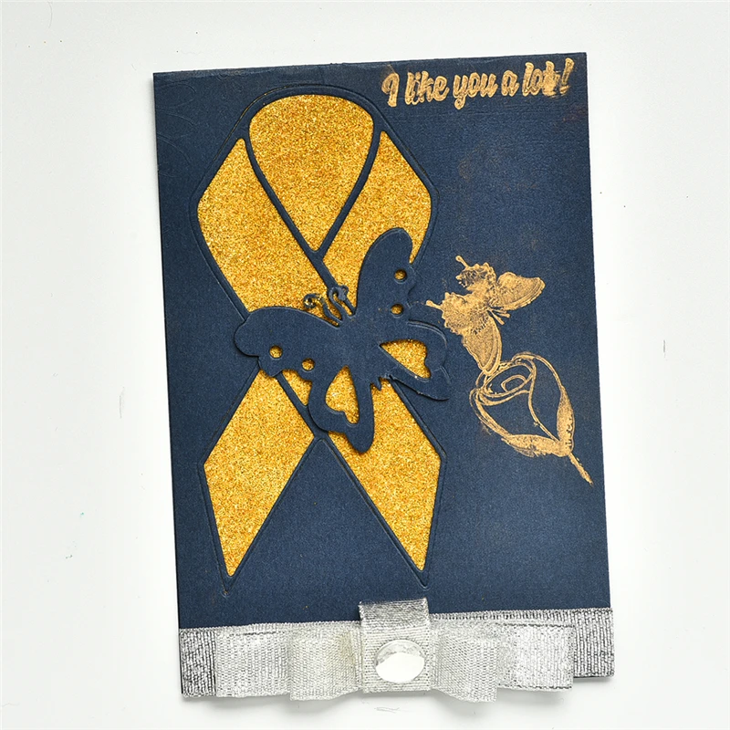 GJCrafts металлические режущие штампы с бантиком новинка 2019 трафарет для