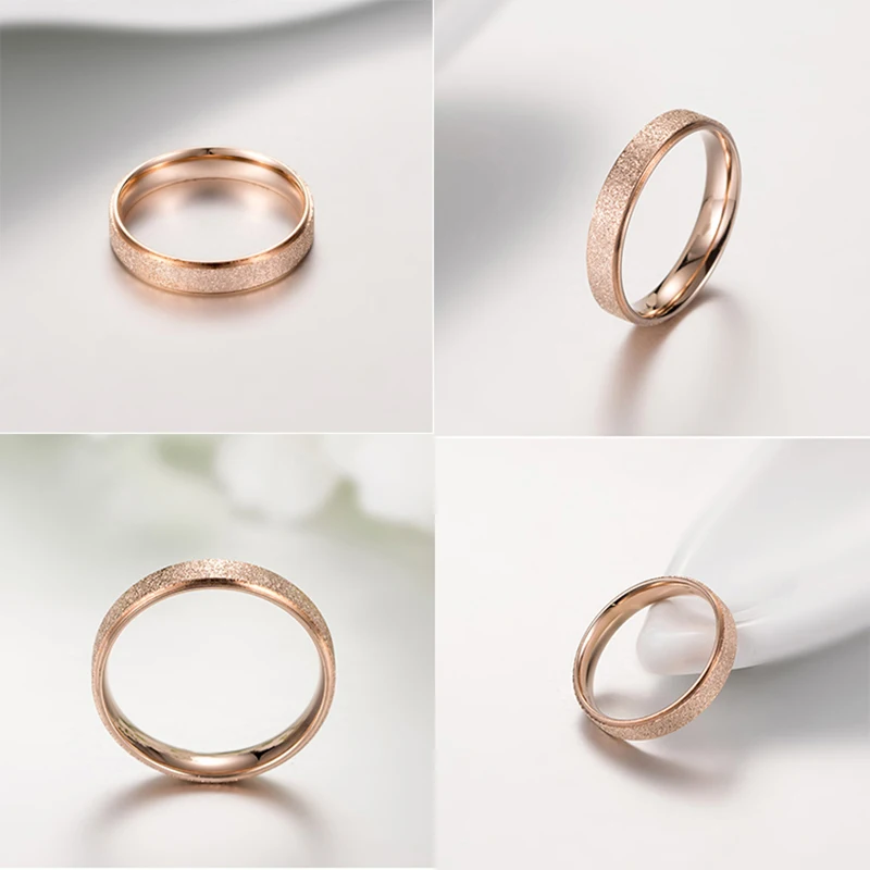 Женские кольца высокого качества модное простое кольцо из нержавеющей стали