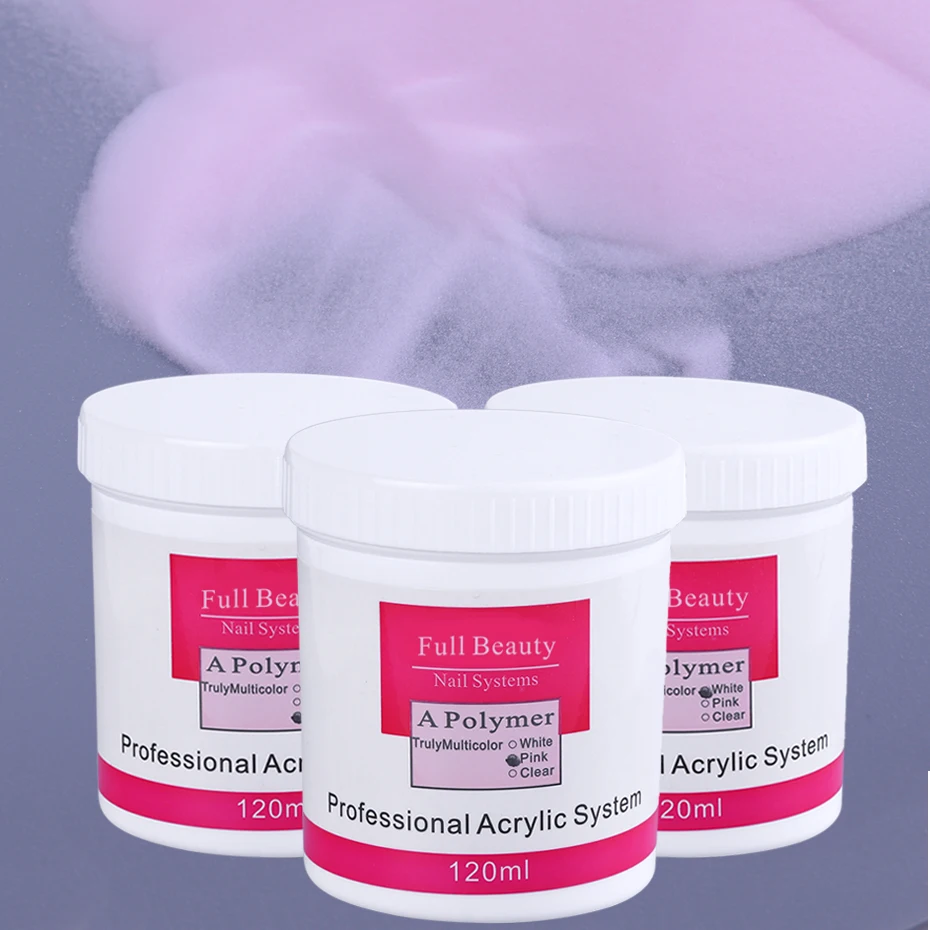 1 шт Кристалл Акриловый Фрезер для ногтей cо шлифовальными искусство порошок 3D