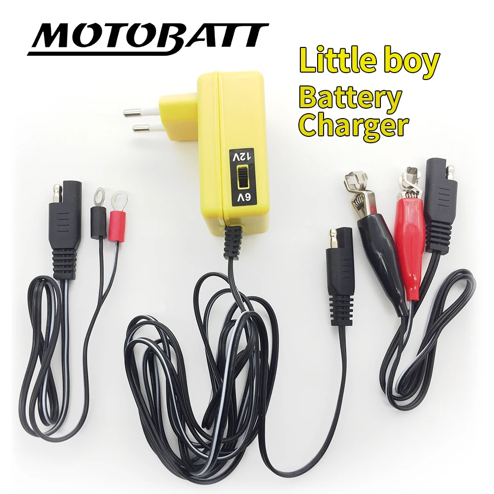 Мотоциклетное зарядное устройство Motobatte 6 в 12 1 А подходит для всех