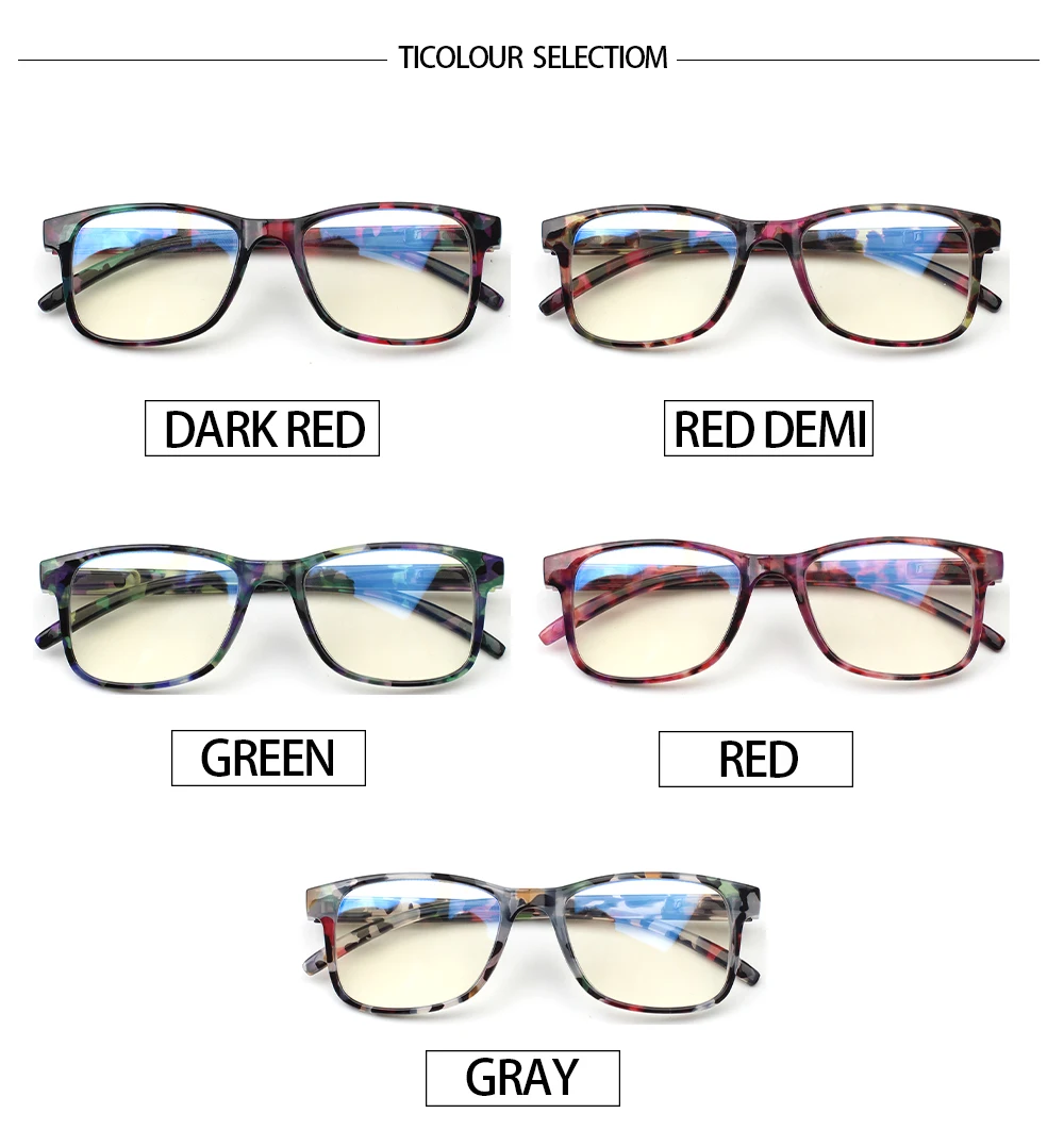 Очки для чтения с защитой от сисветильник и усталости Модные мужские женские