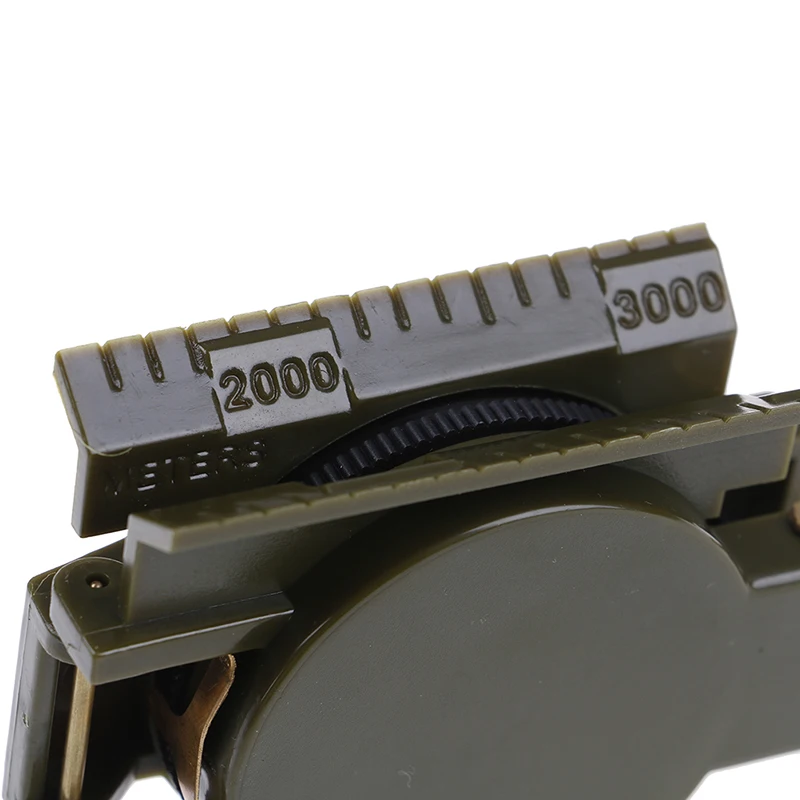 Складной компас 3 в 1 туристический Портативный Компас армейском стиле для