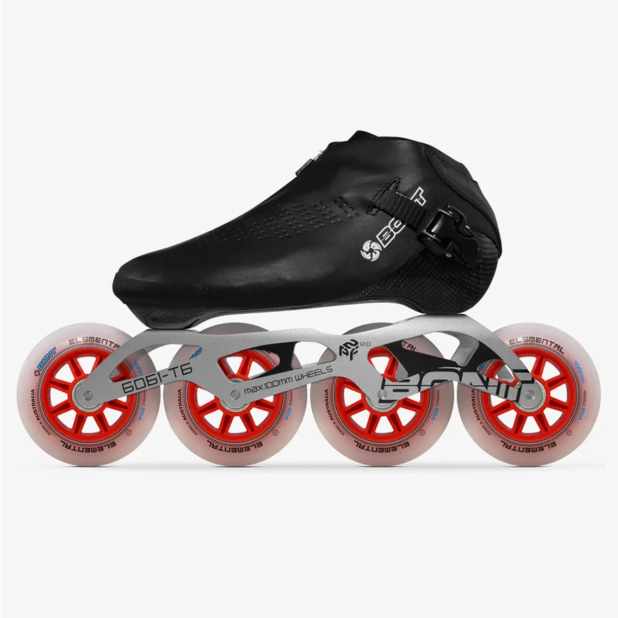 100% Оригинальные роликовые коньки Bont Speed Heatmoldable из углеродного волокна встроенный