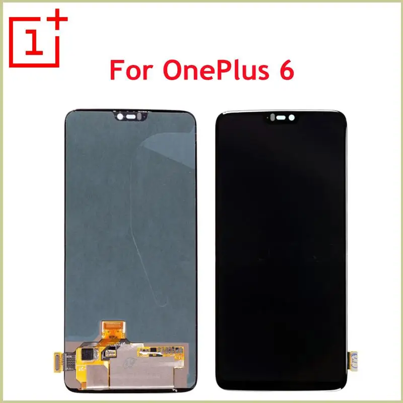 

6.28" Original AMOLED For OnePlus 6 One Plus 6 LCD Display Touch Screen Digitizer Assembly Replacement