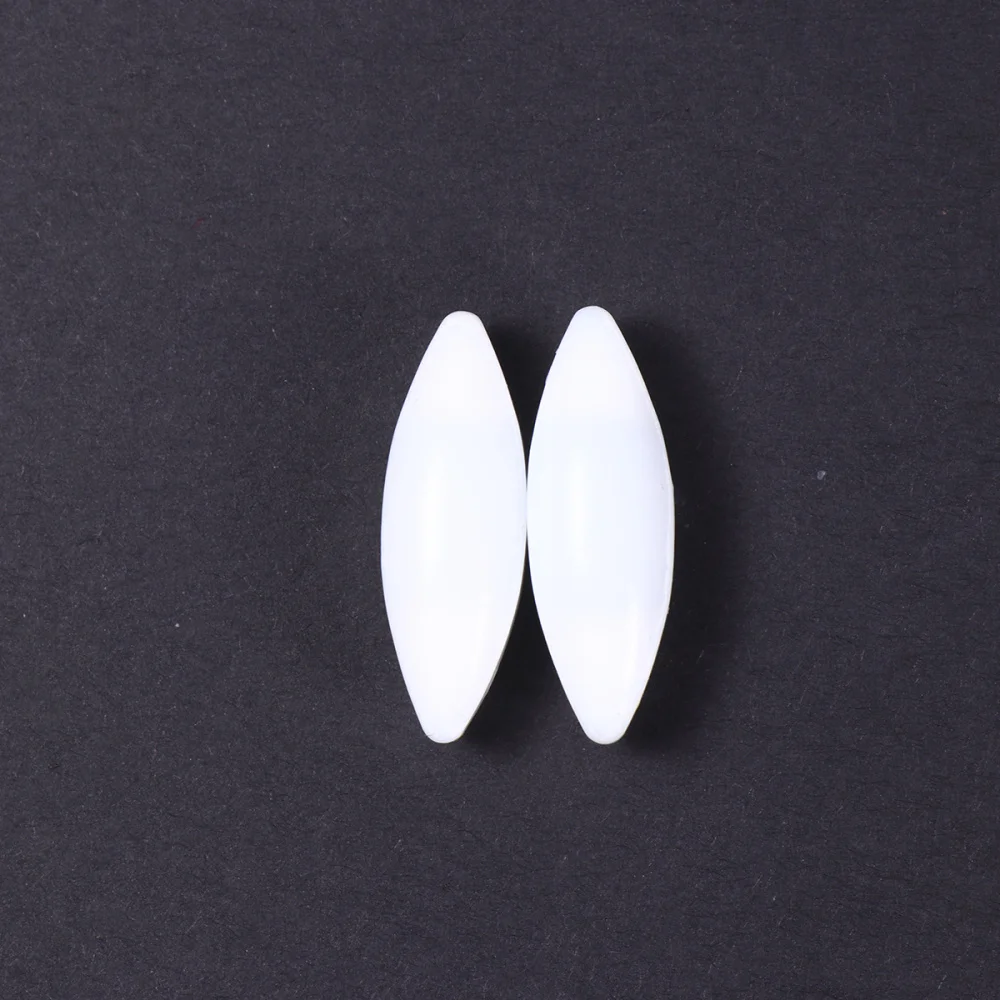 

12PCS/Set PTFE Magnetic Mixer Mini Burrs Cylinder Stirrer for Laboratory Experiment (White)