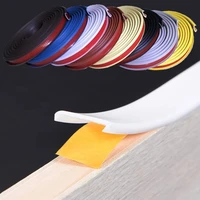 1m self adhesive furniture edge banding tape strip soft pvc veneer sheets for cabinet desk surface decor table corner protector
