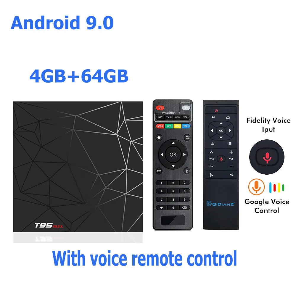 4G 64G-MT12 T95MAX Smart tv box Android 9,0 2,4G Wifi H6 четырехъядерный H.265 6K HD Netflix медиаплеер ТВ приемник игровой набор магазина-Top Box - Цвет: 4G 64G-MT12
