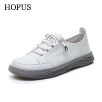 New Fashion Women Shoes High Quality White Breathable Women's Genuine Leather Sneakers Autumn Cross Strap Casual Flats Shoes