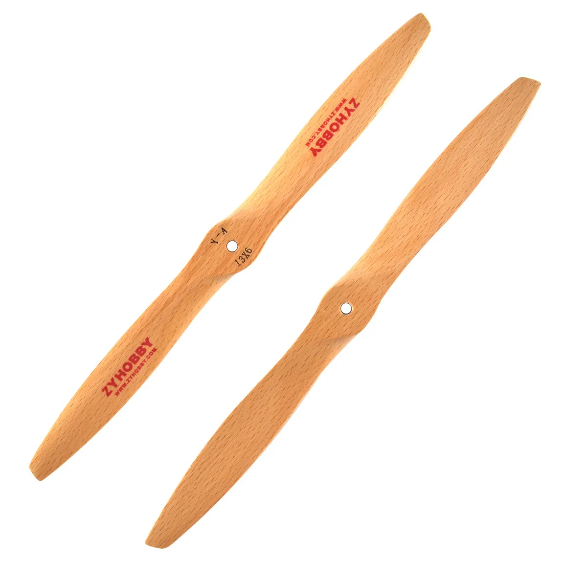 1pc 13*6 Wooden Propeller CW or CCW Tracter Pusher Prop For Fixed Wing RC Airplane Model Aircraft Zyhobby | Игрушки и хобби