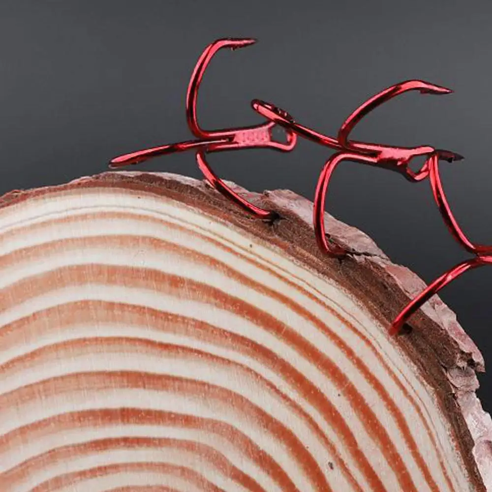 

20PCS Fishing Gear Three-claw Hook Strengthen Fishing Hook