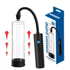 Электрический насос для пениса, увеличивающий мужской t-насос, USB Перезаряжаемый автоматический удлинитель пениса, вакуумный насос для мужчин, детские игрушки для взрослых