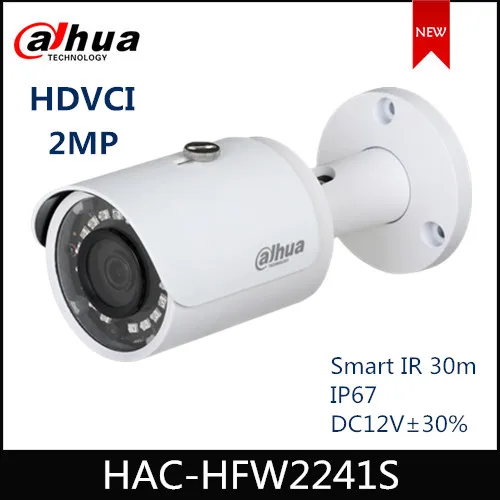 Dahua 2MP HDCVI камера видеонаблюдения Starlight IR Bullet Camera HAC-HFW2241S | Безопасность и защита