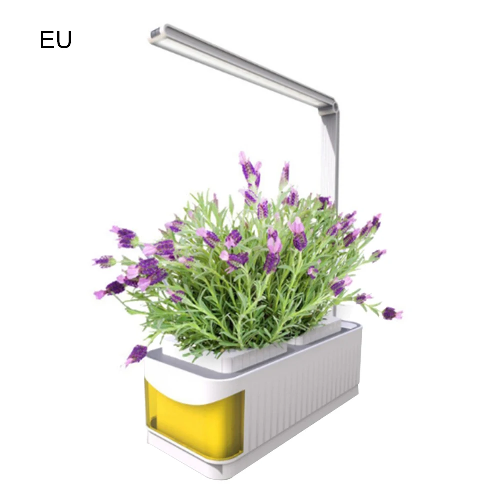 

Indoor Smart Herb Garden Hydroponics Growing System LED Grow Lights Built-in Two Light Modes and Water Shortage Alarm new