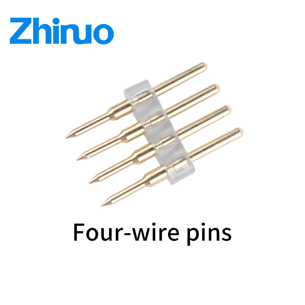 10 шт. 4 контактный разъем RGB адаптер игла 2 3 контакты для светодиодной ленты 5050 3528