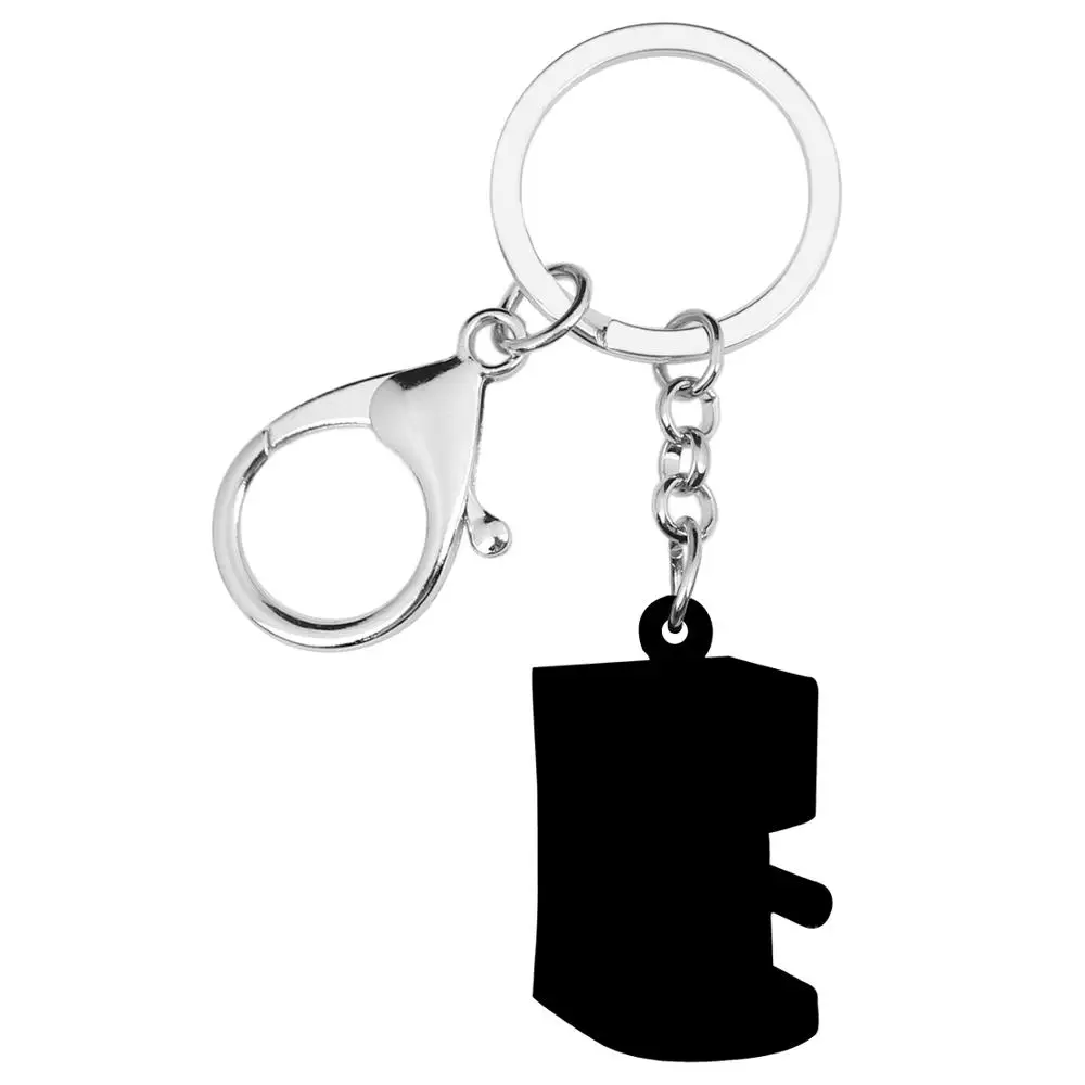 WEVENI Acrylic Coffee Machine Cup Key Chains Rings Bag Car Wallet Purse Decoration Keychain For Women Girls Men Teens Charm Gift
