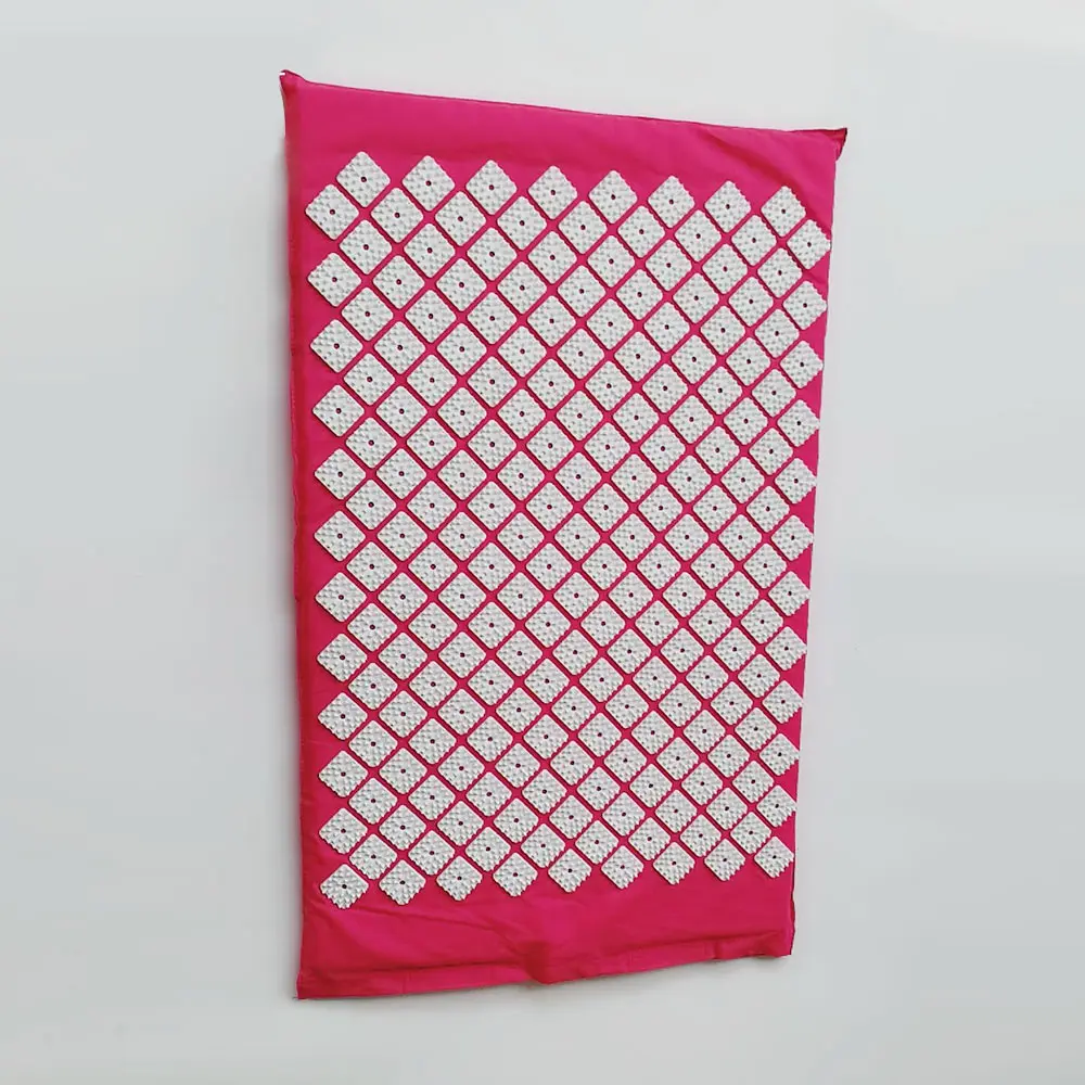Pink set 1 Массажер подушка макет головы акупрессур мат/подушка Массажный Комплект ковриков снимает спинку телесная боль Спайк коврик ковер йога расслабляющий коврик - Цвет: Pink set 1
