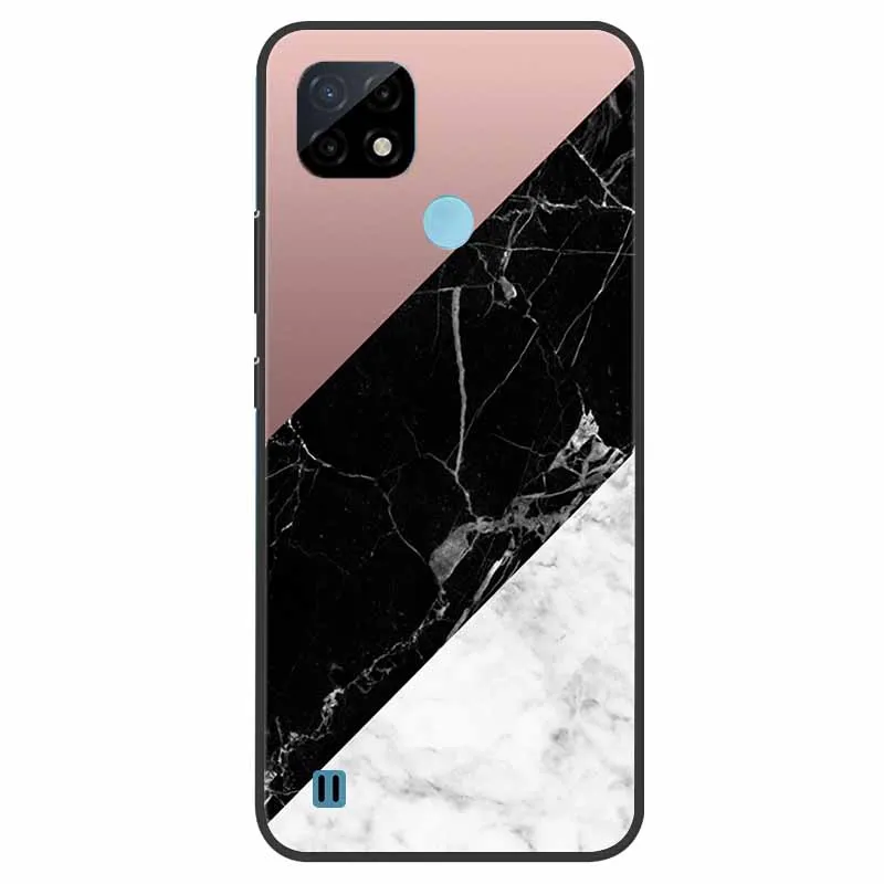 for oppo realme c21 case marble soft silicone back case for realme c21 c21y c25s c25 c25y phone cover realmec21 coque funda bag free global shipping
