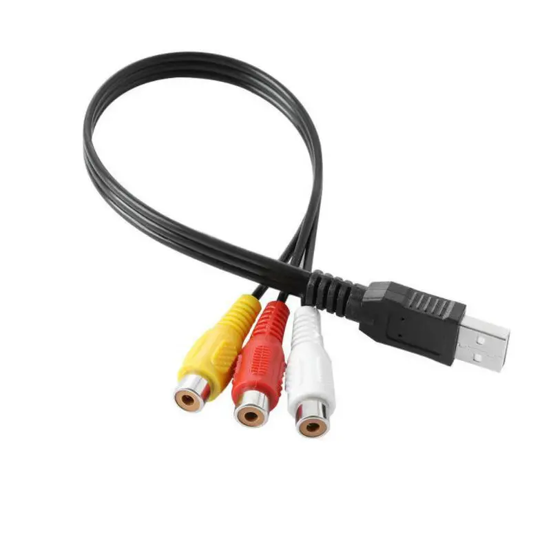 Кабель-адаптер с USB штекером на 3RCA AV для HDTV UK | Компьютеры и офис