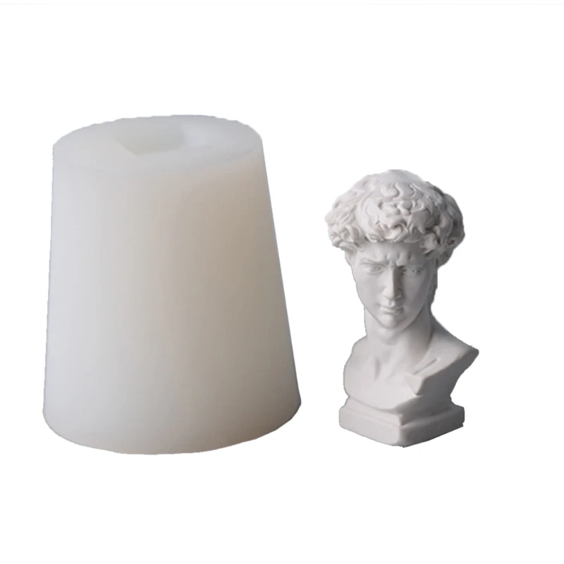 

DIY Great Artists Figures David Silicone Mold Resin Portrait Painting Mold