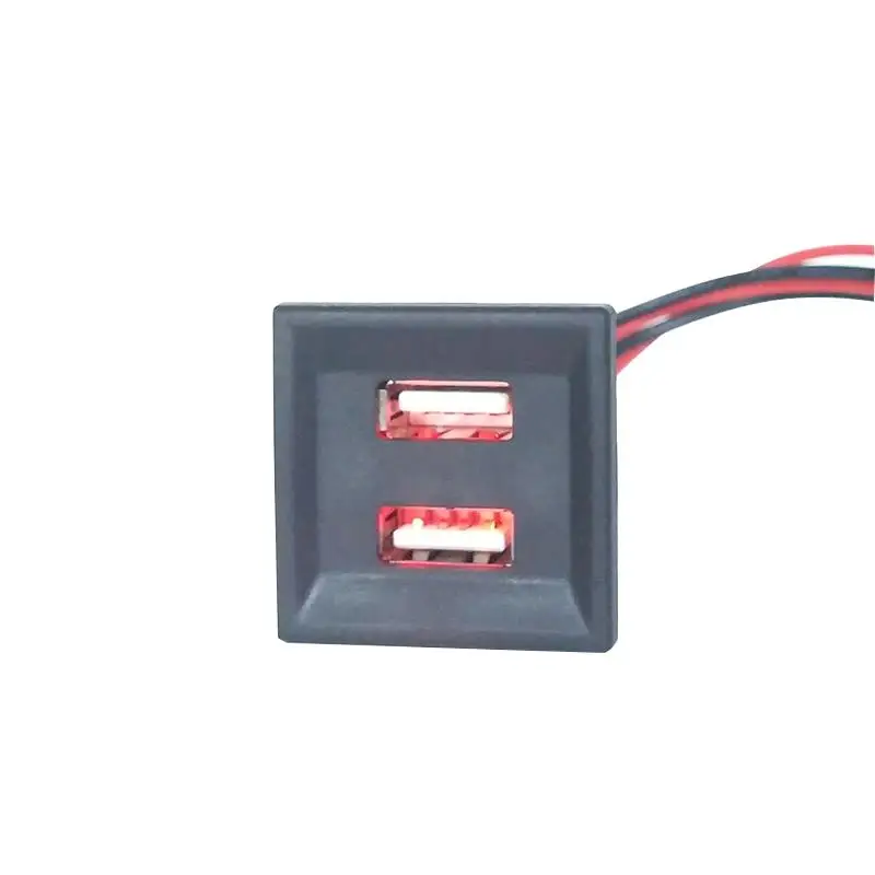 Выключатель для автомобиля Volkswagen VW T5 Trans Port er Eurovan Caravelle с двумя USB-портами и
