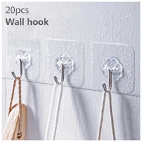 wall hook hanger door key holder self adhesive strong suction cup sucker storage sticker home kitchen waterproof mount bath rack