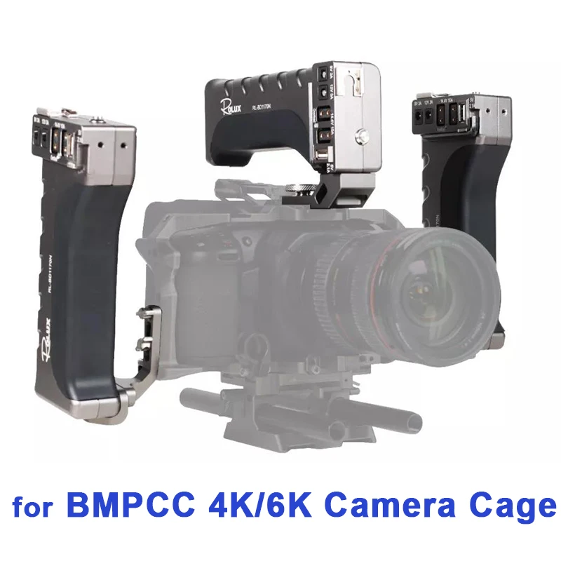 ROLUX RL-BD1170N ручка батарея для Bmpcc 4 к 6 к камера клетка питание Топ Ручка VS Tilta