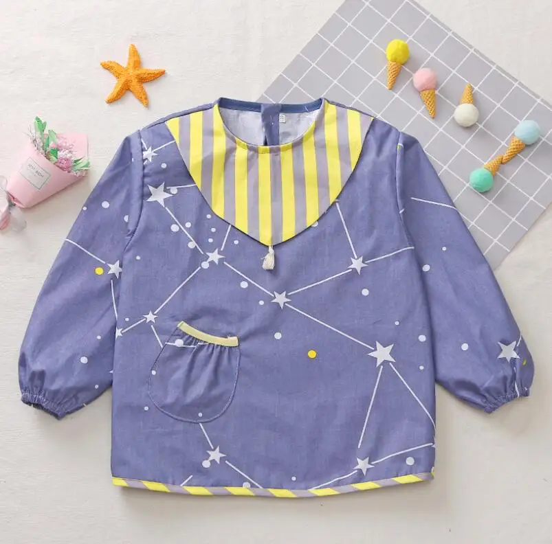 

2019 Autumn Winter baby bibs long sleeve waterproof feeding baby girl stuff lunch bibs burp cloth y feeding accessories