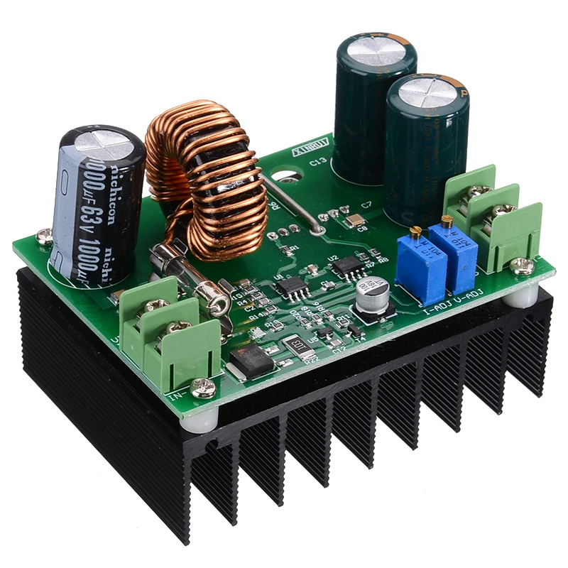 DC 12 V 60 80 Step Up Мощность модуль повышающий преобразователь постоянного тока с 15A 10A