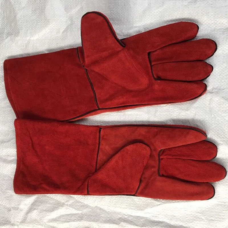 

Long Welding Safety Hand Work Gloves Industrial Hardware Mechanical Construction Protection Heavy Duty H88F