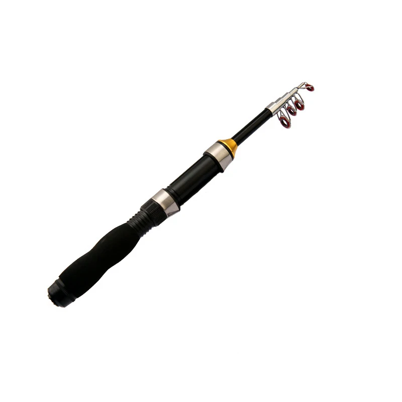 Телескопическая рыболовная удочка Lawaia стеклянная мини для морской рыбалки