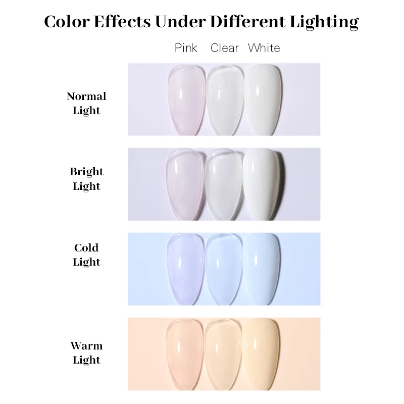 

NICOLE DIARY Acrylic Powder Clear Extension Builder Crystal Nail Glitter 10ml Tip Extension Nail Builder Nail Polymer Nail Tools