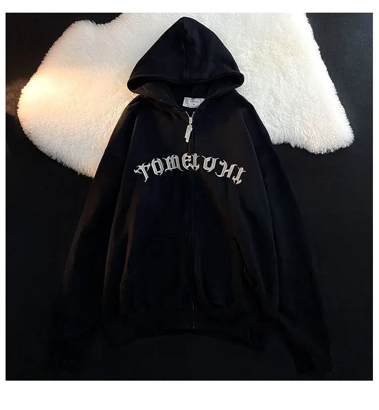 Осенний Новый кардиган с капюшоном свитер мужское и женское Свободное пальто на