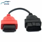 Новинка, 1 шт., адаптер сканирования для Fiat Ecu, 16-контактный OBD2 16-контактный кабель, кабель OBD для Fiat Alfa Romeo, шесть цветов, высокое качество