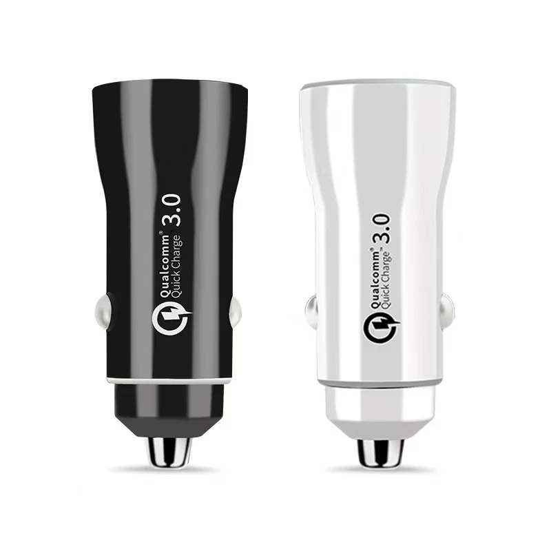

QC3.0 Dual Fast USB Car Charger for Xiaomi Car Charger Quick Charge 3.0+3.1a Car USB for Samsung Honor Redmi Huawei iphone 7 8 X