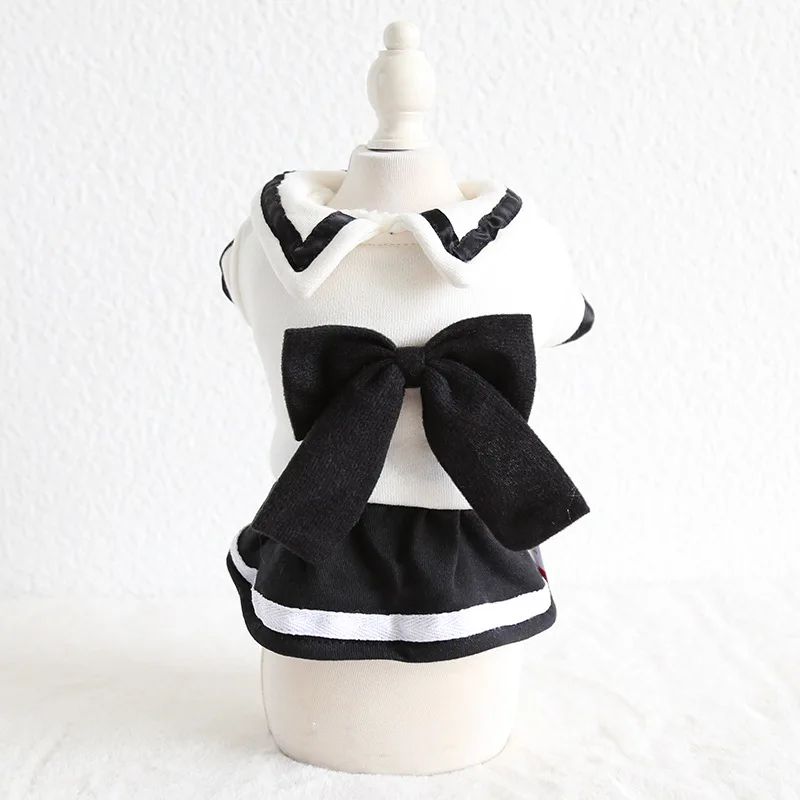 Платье-пачка с бантом для собак и кошек Одежда на осень зиму костюм принцессы